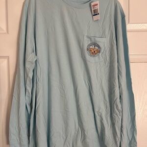 Vineyard Vines Light Blue Long Sleeve Tee
